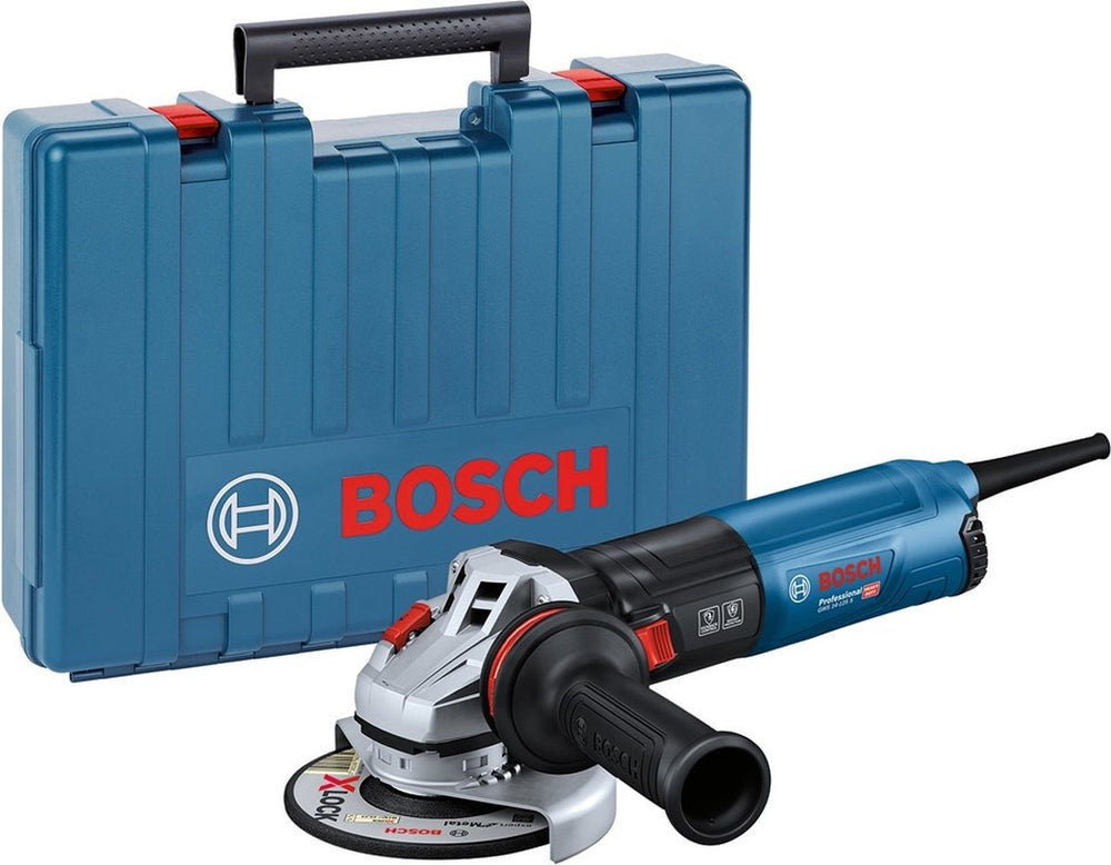 Bosch professional gws 14-125 s haakse slijper 1400w in koffer - 06017d0101