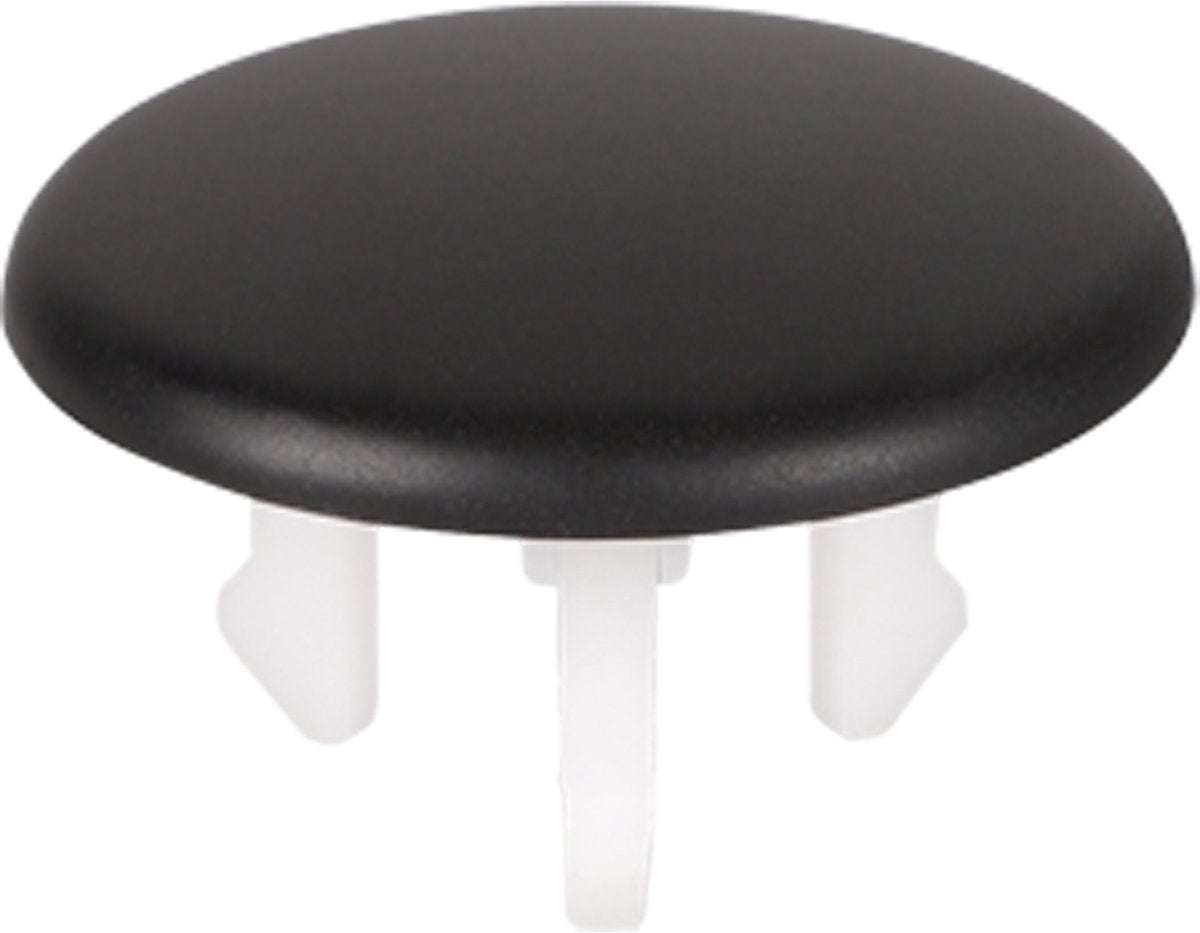 Differnz afdekkap overloop voor wasbak ø 3,5 cm x 2 cm, mat zwart