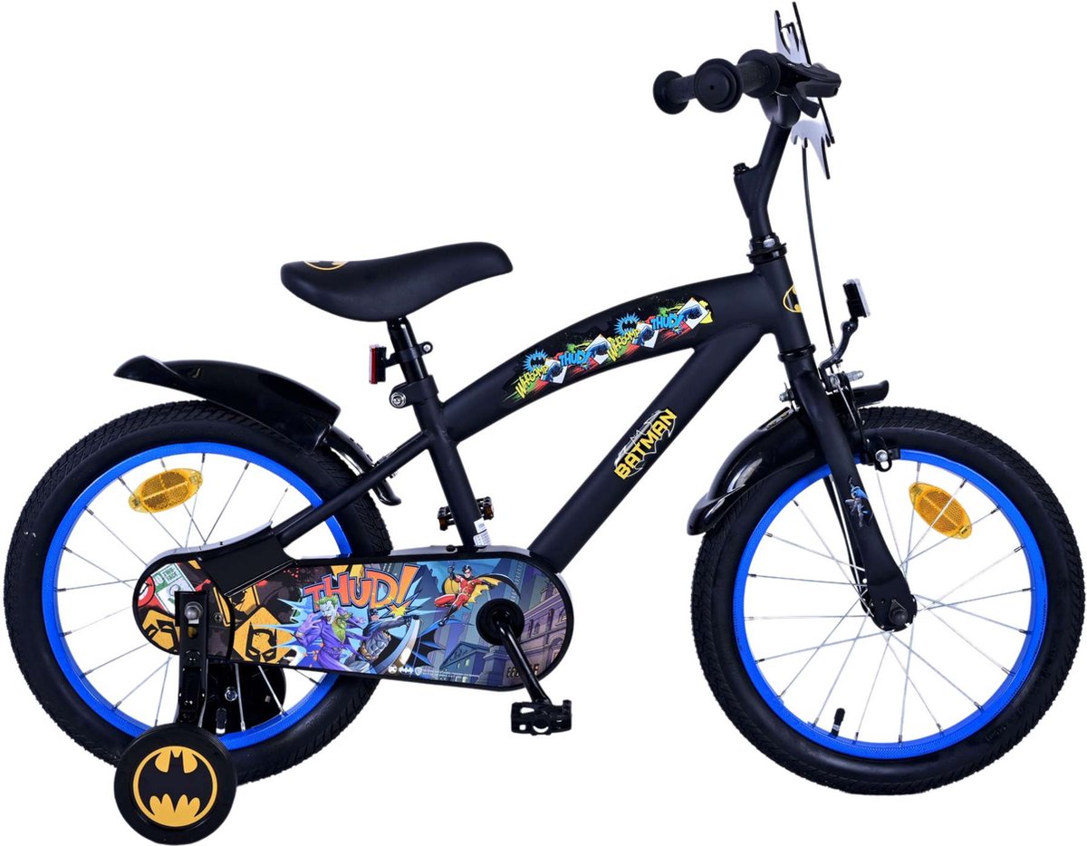 Vélo pour enfants Batman - Garçons - 16 pouces - Noir