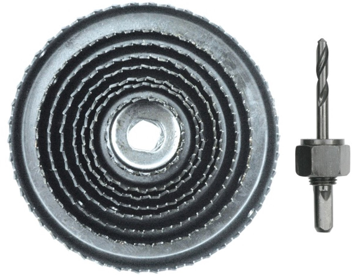 Vorel 22572 - houtzaagset - 9-delig - staal - 38-127mm