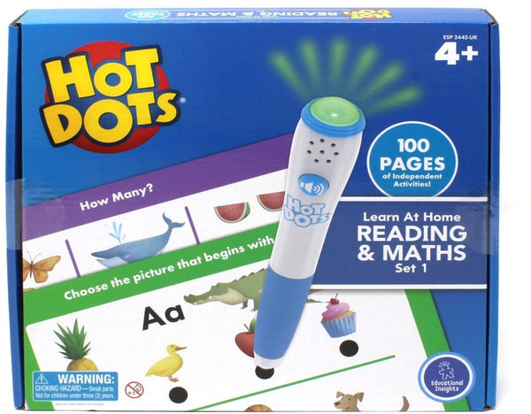 Learning resources hot dots® thuis leren lezen rekenen set - 3+
