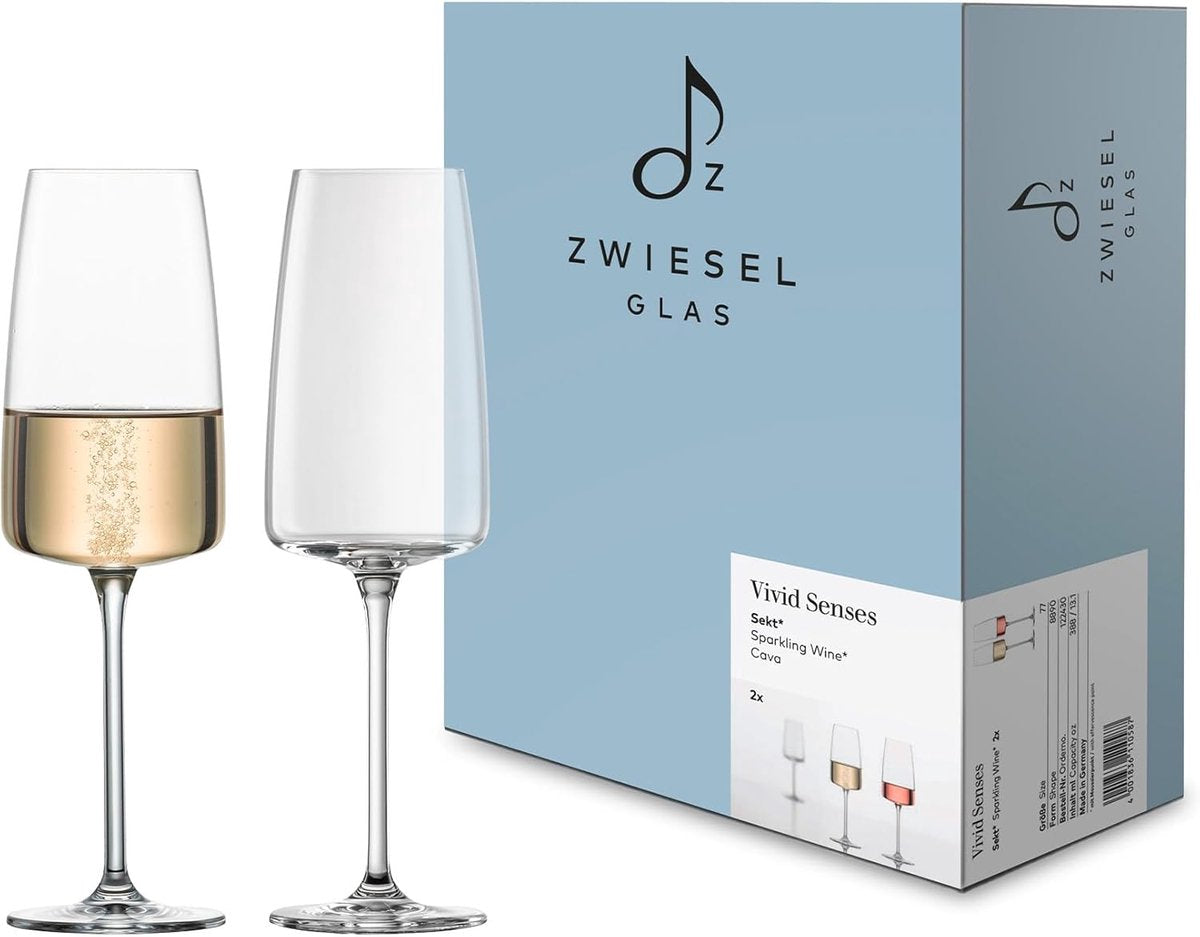 Zwiesel glas vivid senses champagneglas light fresh 77 - 0.388 ltr - set van 2