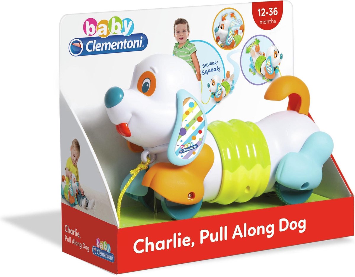 Clementoni trekfiguur hond 26 cm
