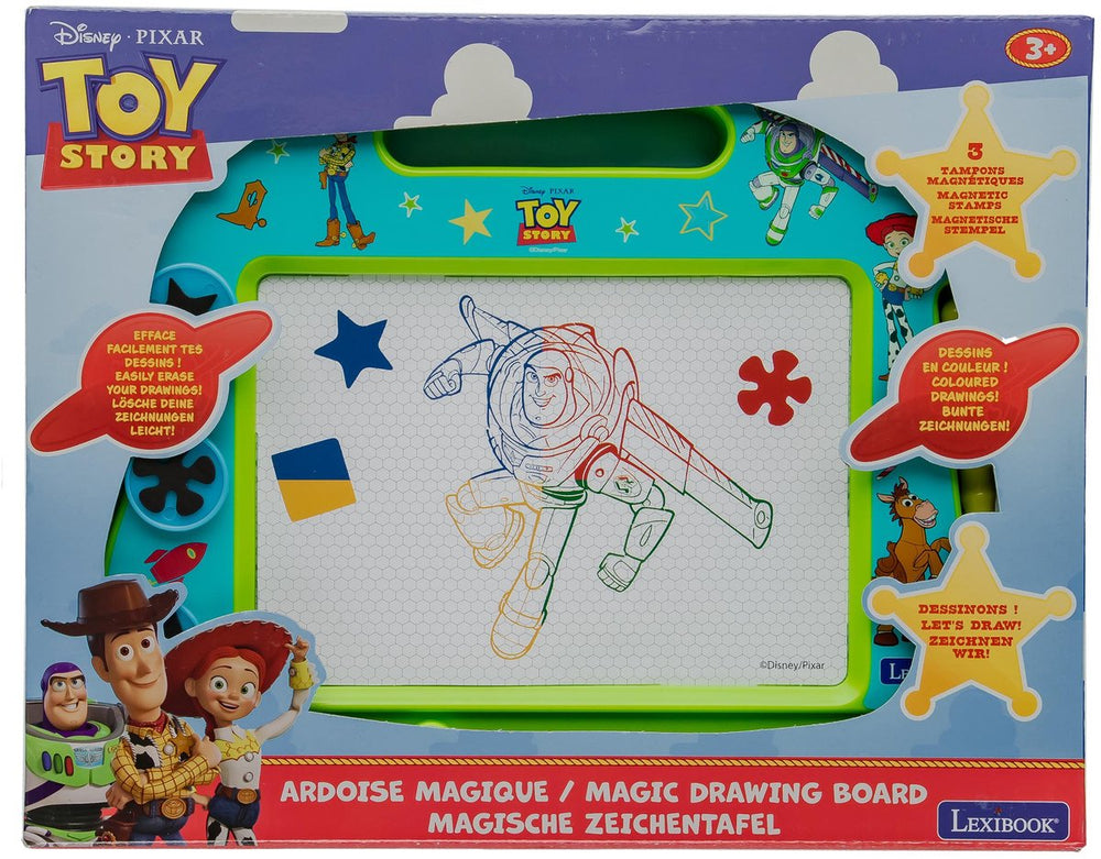 Lexibook speelgoed story magnetisch meerkleurig tekenbord met accessoires a5 formaat