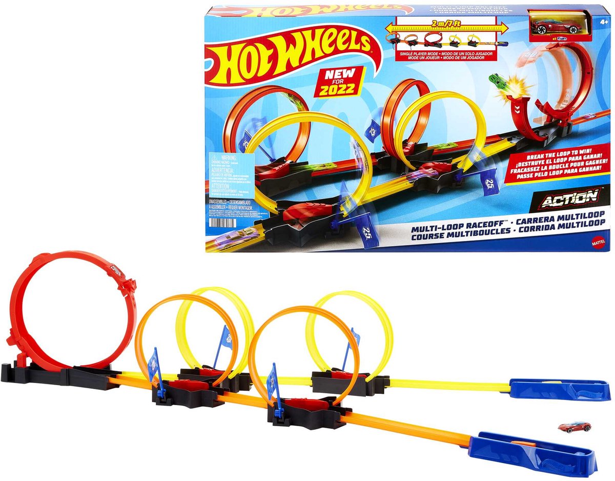 Hot wheels action multi-loop raceoff