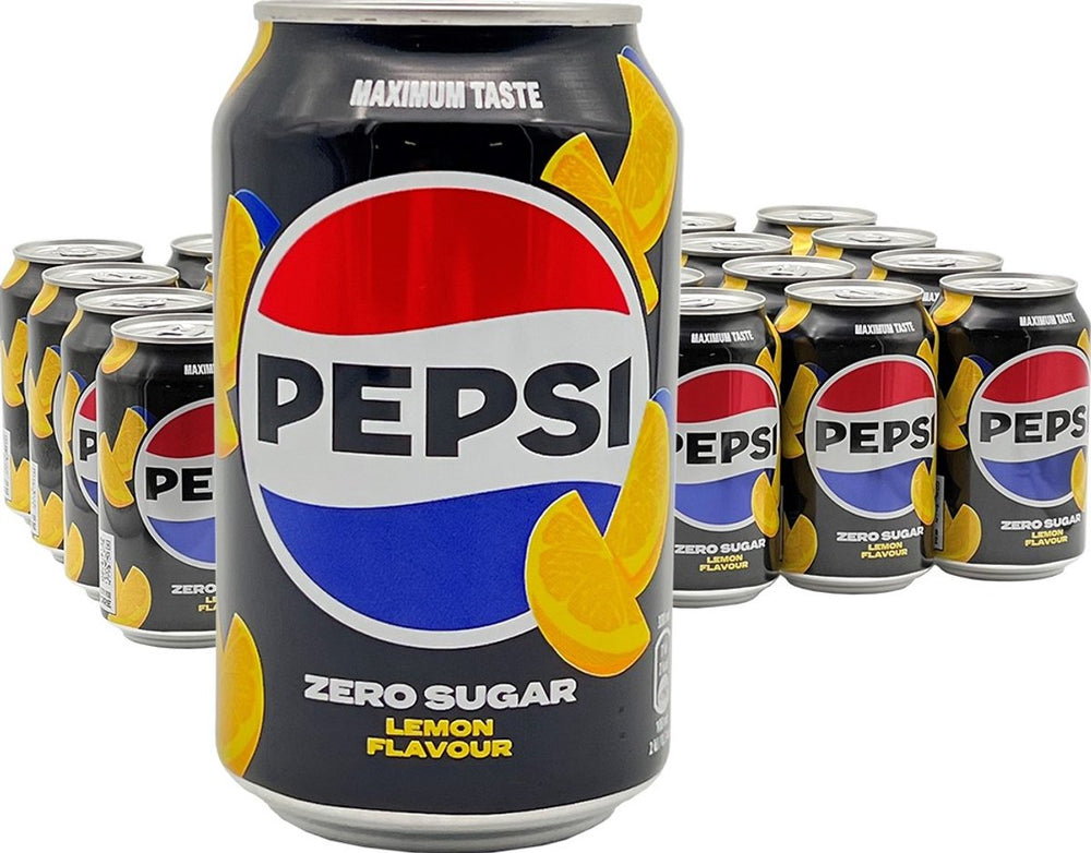 Pepsi - zero sugar lemon - 24 x 330 ml - tray