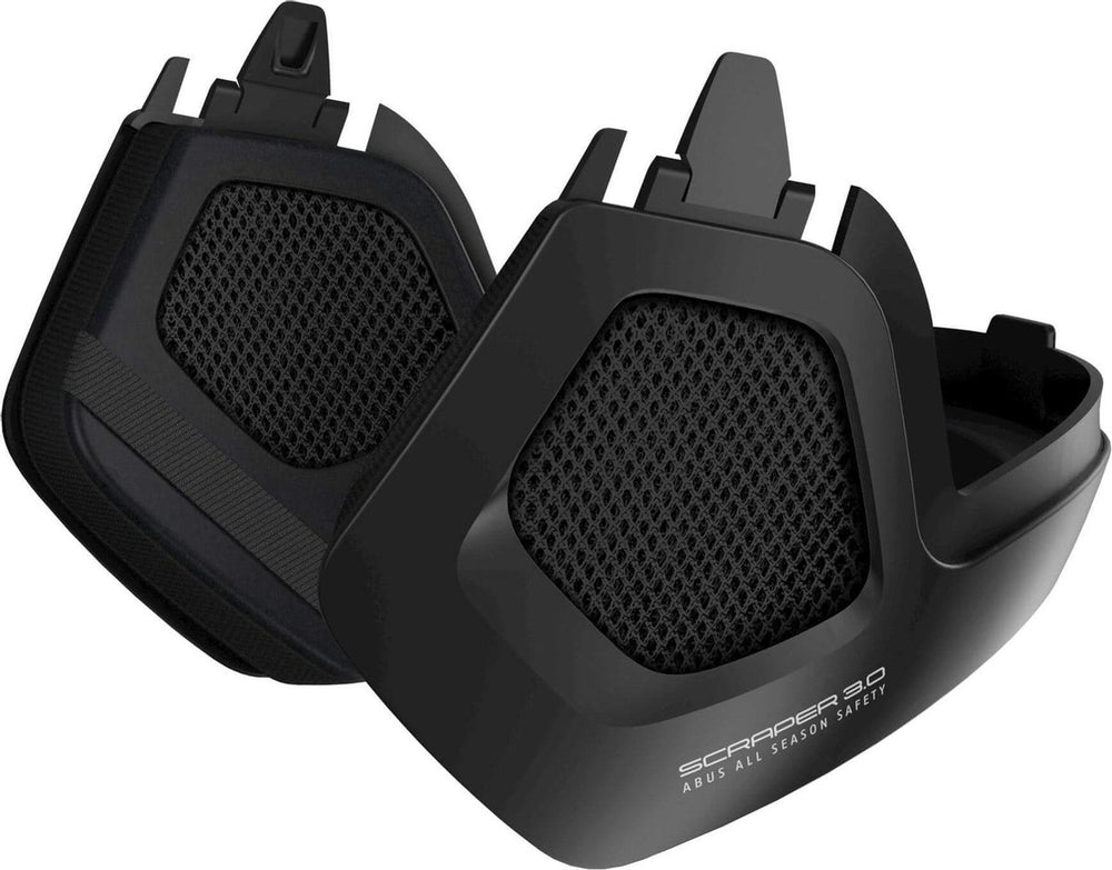 Abus winterkit Scraper 3.0 fluweel Zwart L