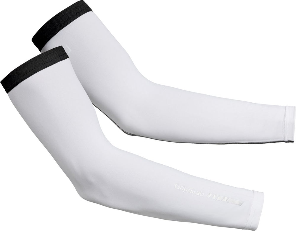 Gripgrab - upf 50+ uv protect arm sleeves zomer fiets armstukken uv bescherming - wit - unisex - maat m