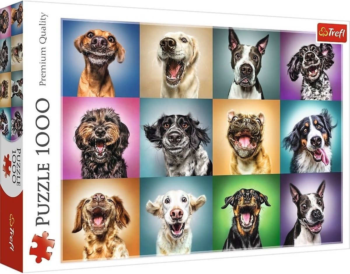 Trefl grappige honden puzzel - 1000 stukjes