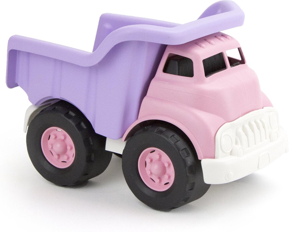 Green Toys pink dump truck - recycled