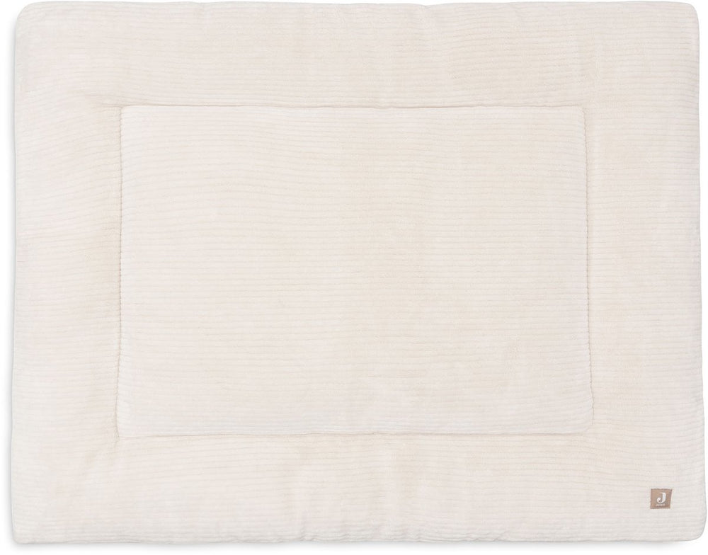 Jollein boxkleed baby - 75x95cm - cloudy rib - polyester - oatmeal