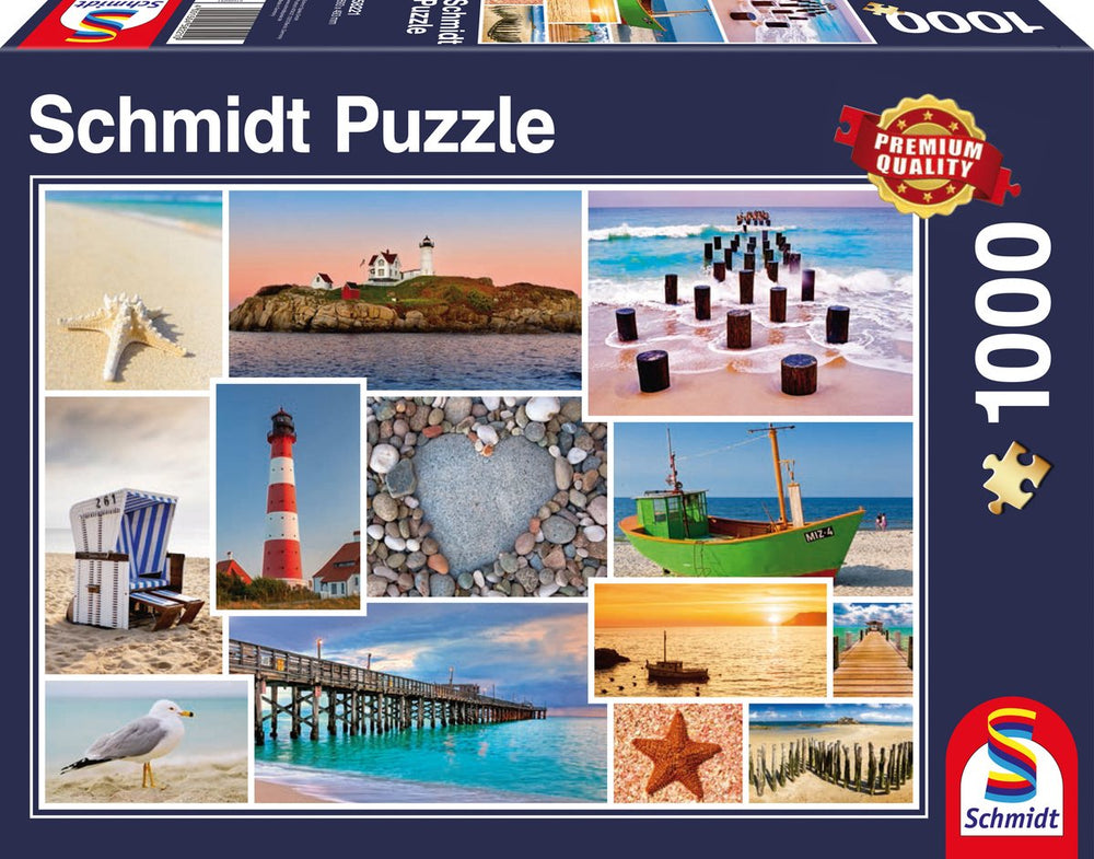 Schmidt - legpuzzel - aan zee - 1000 stukjes - volwassenen - vanaf 12 jaar