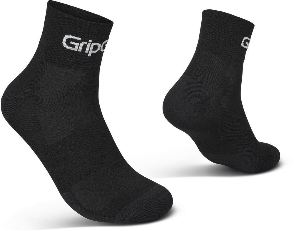 Gripgrab - ride low cut zomer fietssokken 1 paar korte coolmax sokken - unisex - zwart