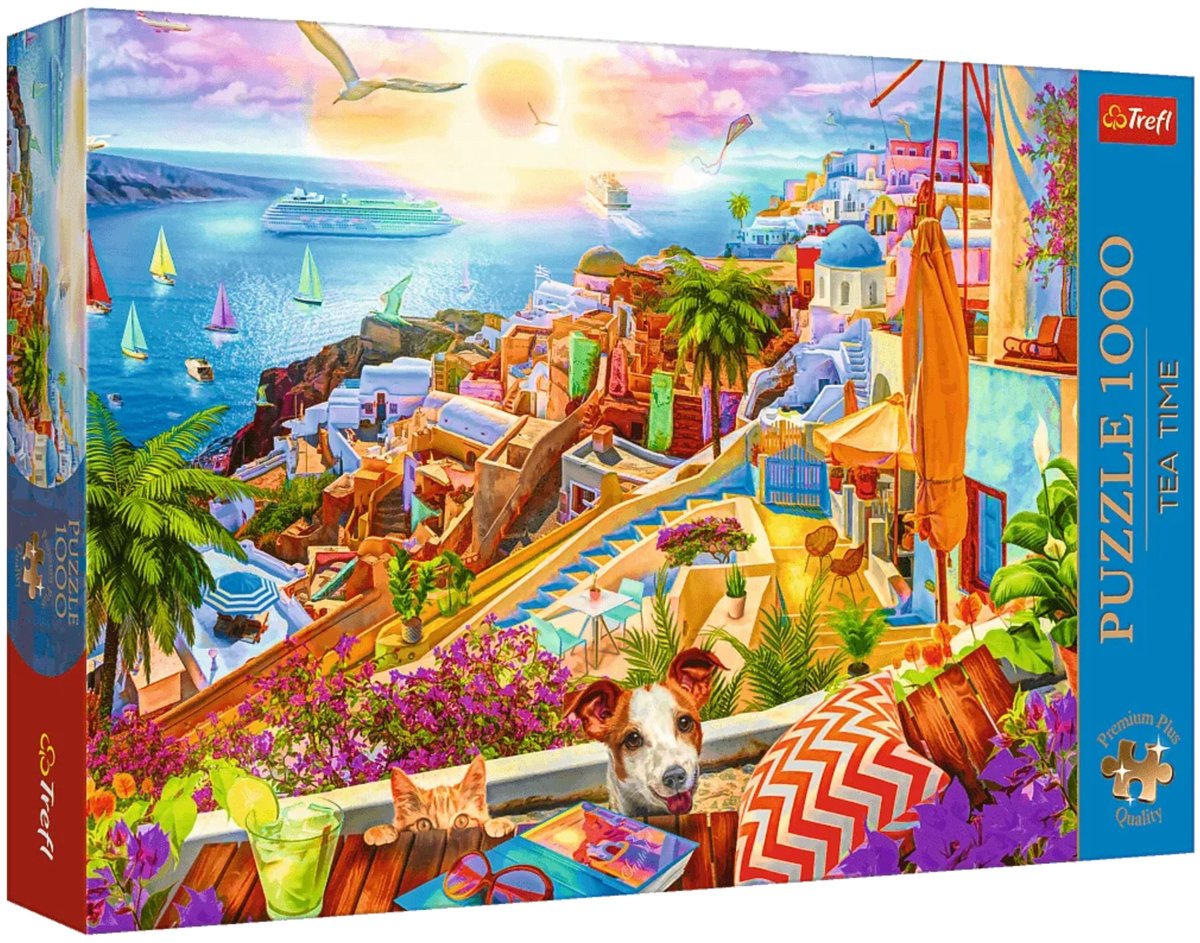 Trefl santorini legpuzzel - 1000 stukjes - vanaf 12 jaar