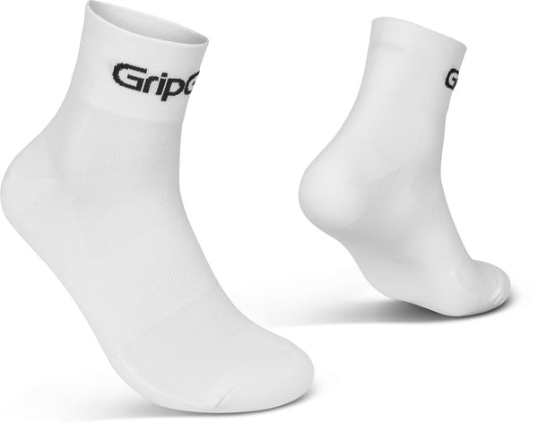 Gripgrab - ride low cut zomer fietssokken 1 paar korte coolmax sokken - unisex - wit 41-44