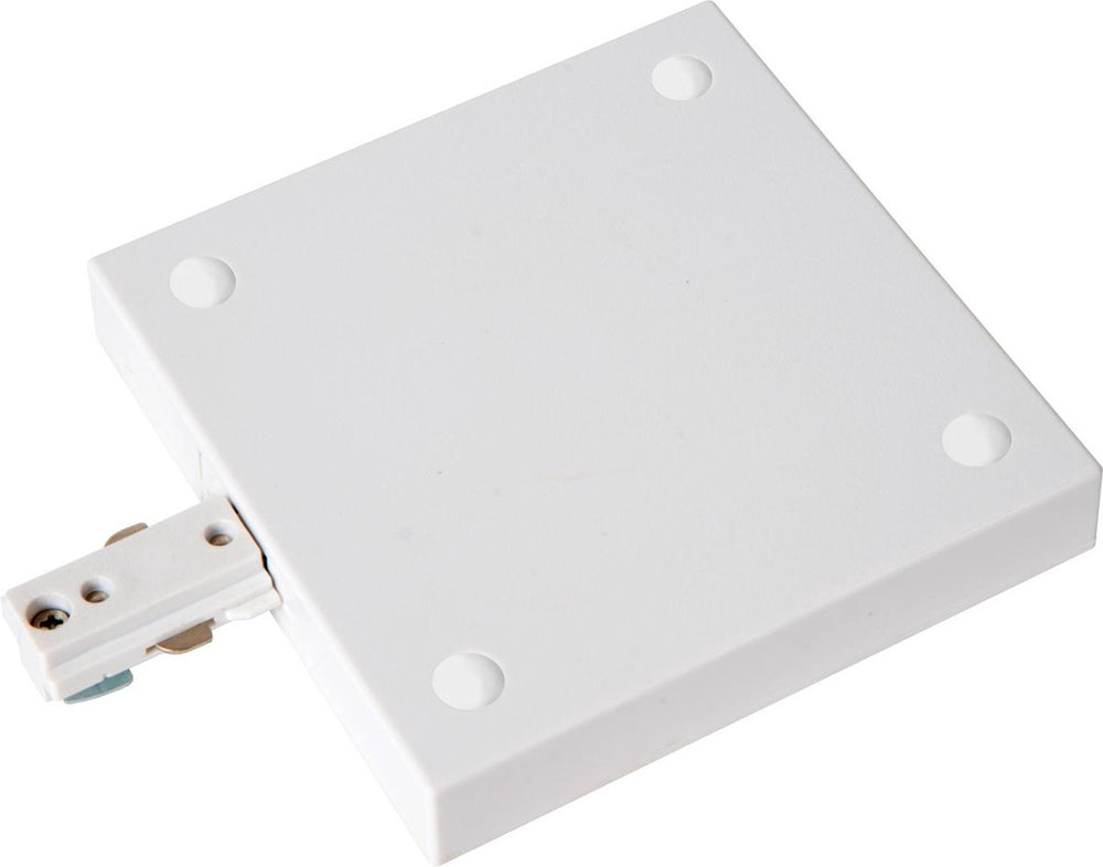 Lucide track startvoeding - 1-fase railsysteem railverlichting - enkel dubbel -wit (uitbreiding)