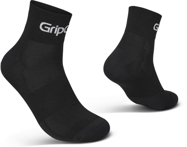 Gripgrab - ride low cut zomer fietssokken 1 paar korte coolmax sokken - unisex - zwart 41-44