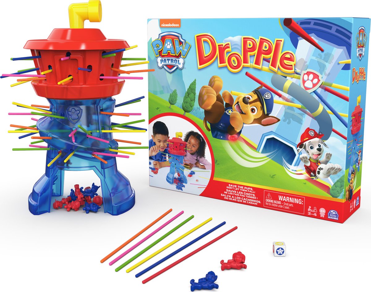 Spin master games paw patrol dropple - red de pups, laat ze niet vallen!