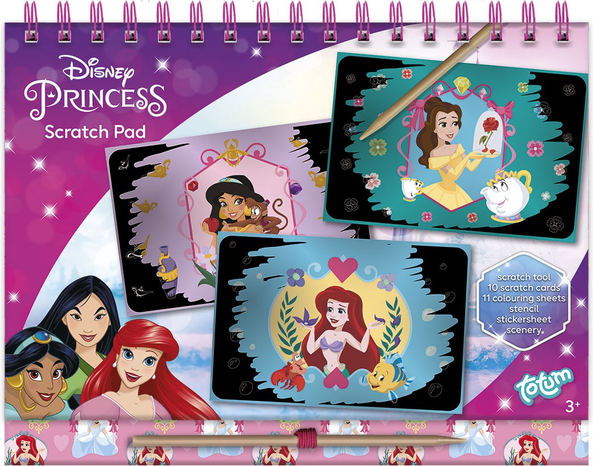 Totum Disney Princess scratch book