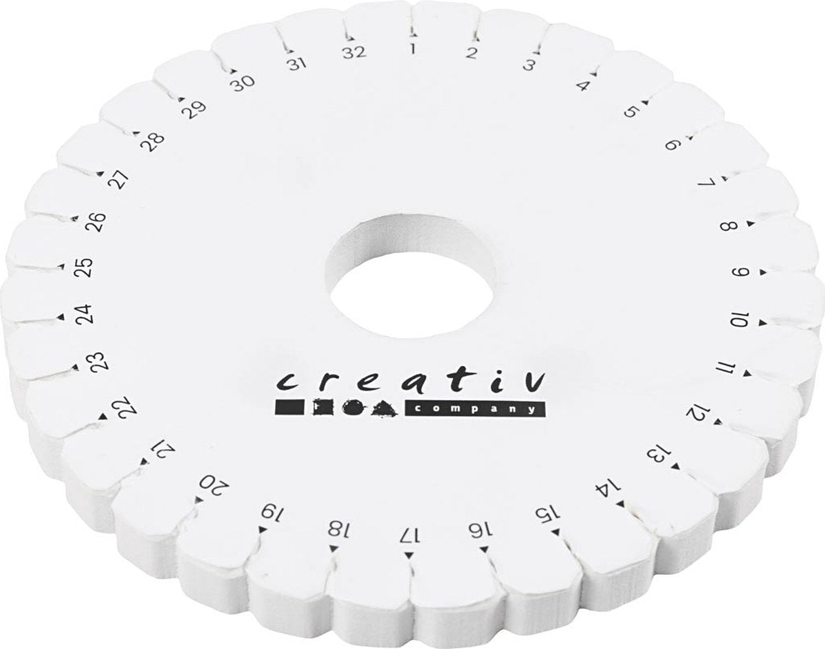 Creativ Company Kumihimo braiding disc, 12cm