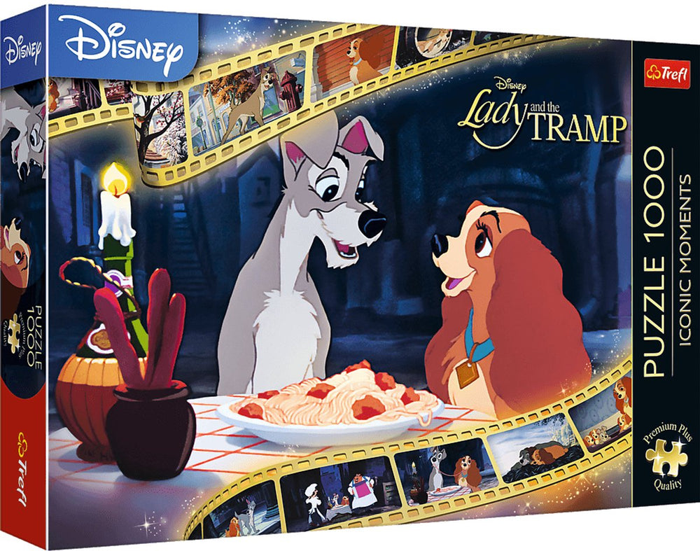 Trefl puzzel disney lady and the tramp - 1000 stukjes - legpuzzel.