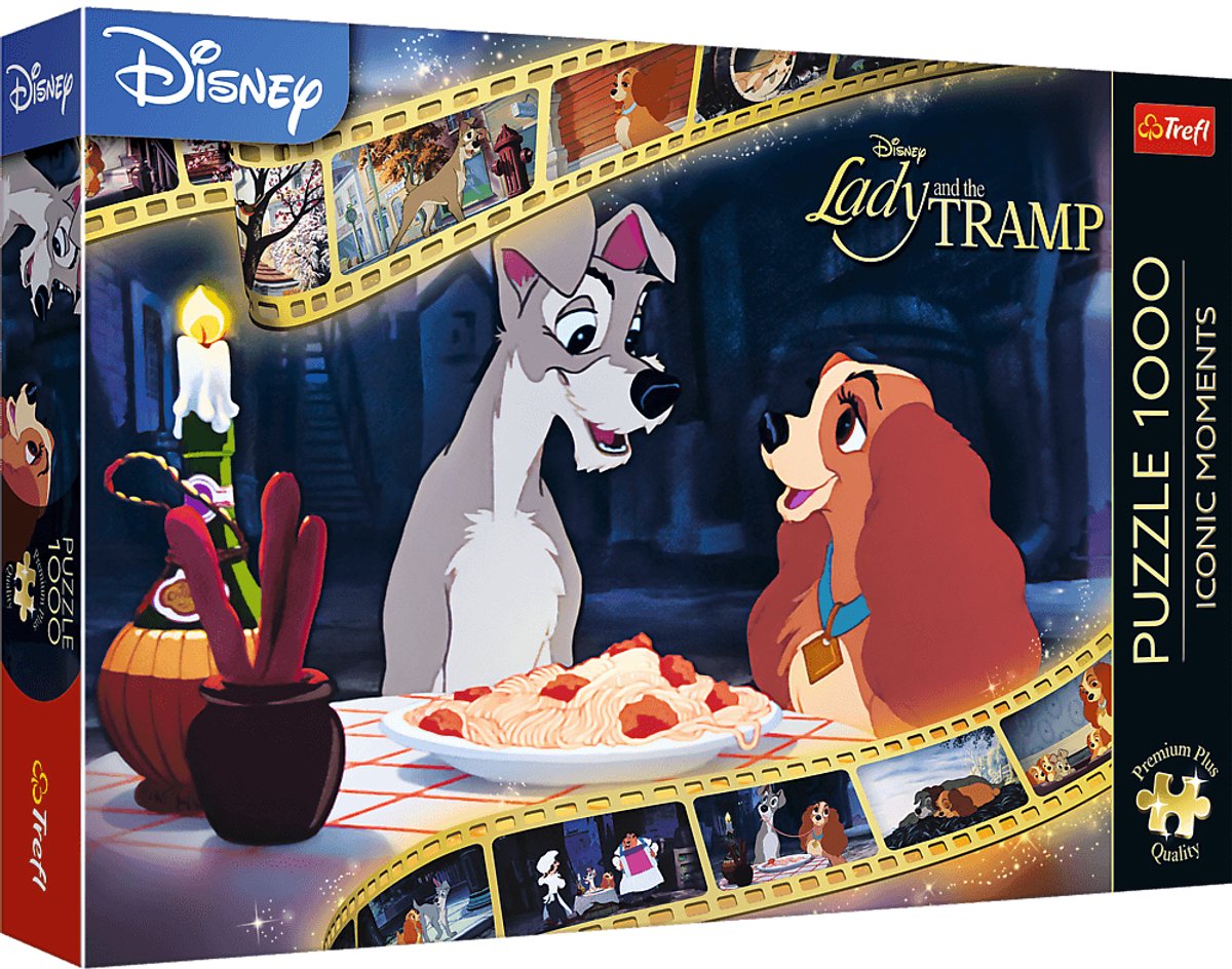 Trefl puzzel disney lady and the tramp - 1000 stukjes - legpuzzel.