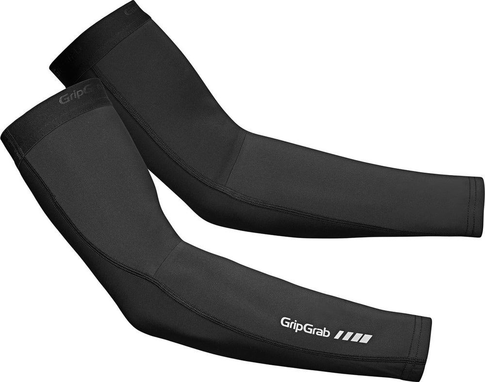 Gripgrab - aquarepel 2 arm warmers waterafstotende armstukken thermal winter fiets armwarmers - zwart - unisex - maat l