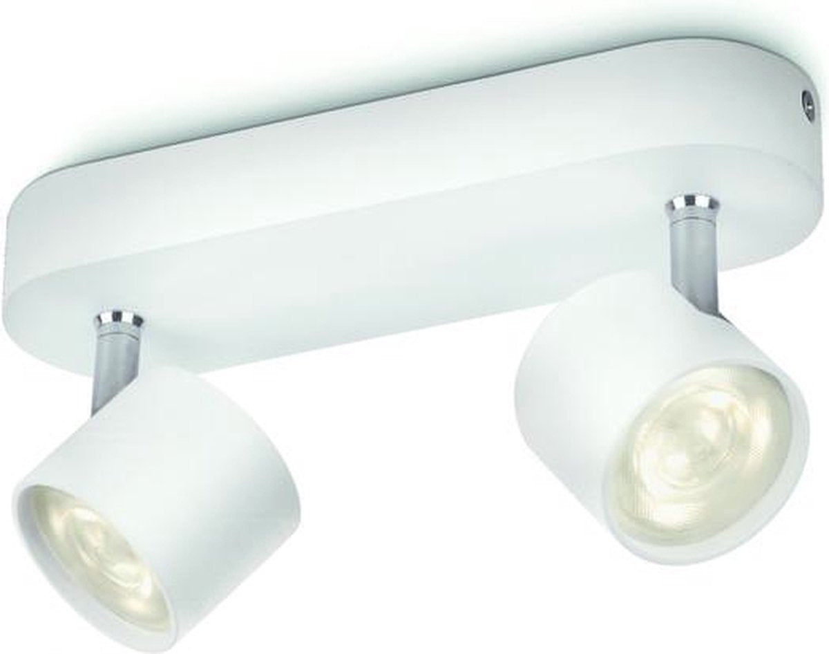 Philips led philips star opbouwspot - 2-lichts - wit