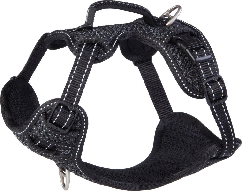 Rogz for dogs rogz explore tuig gevoerd zwart - hondenharnas - s 36-57 cm