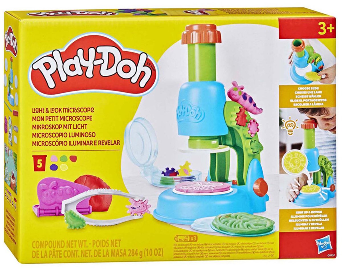 Playdoh licht en kijkmicroscoop