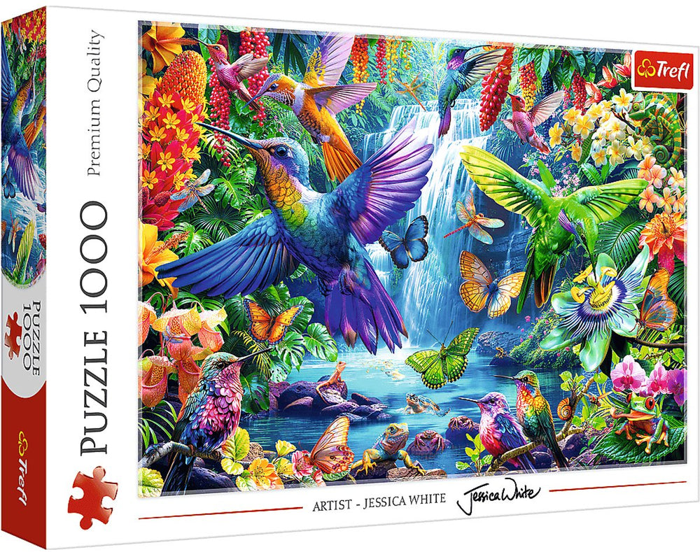 Trefl puzzel 1000 stukjes - tropical hummingbirds puzzel.