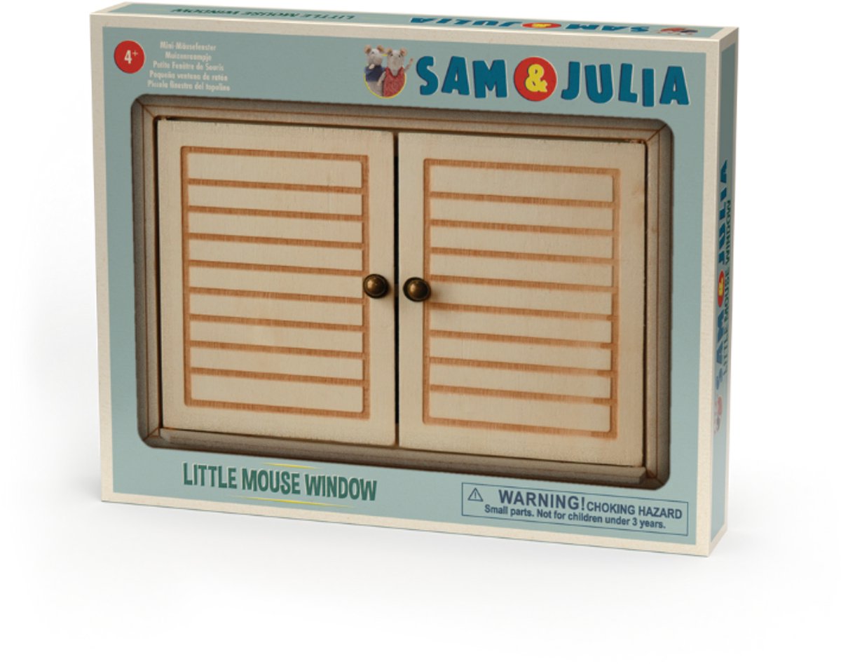 Het muizenhuis sam julia - diy knutselpakket - muizenraampje - home deco -