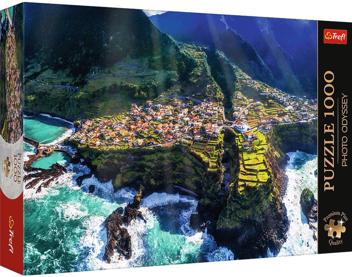Trefl puzzel 1000 stukjes - premium plus madeira island portugal natuur.
