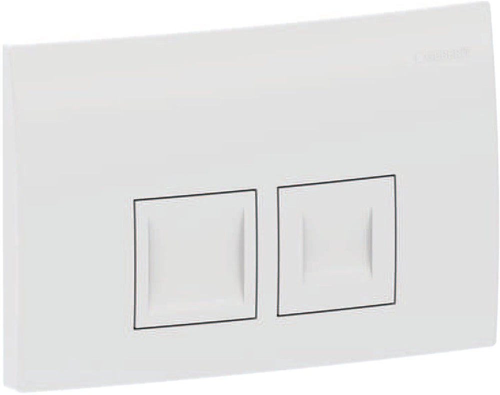 Geberit delta35 - bedieningsplaat, alpien wit 115.135.11.5