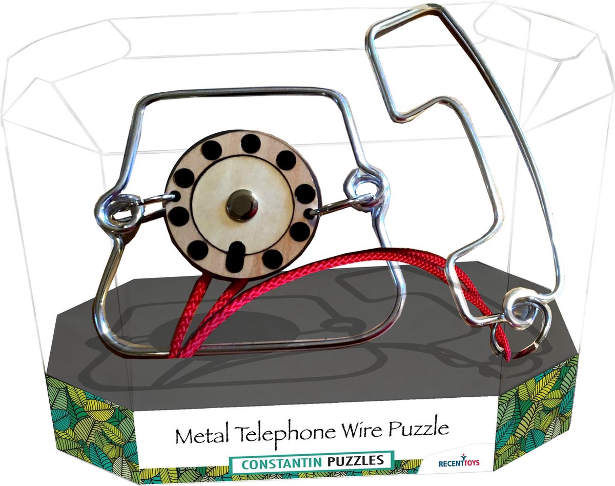 Recent toys metal telephone breinpuzzel