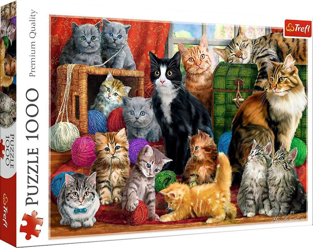 Trefl katten - 1000 stukjes puzzel -