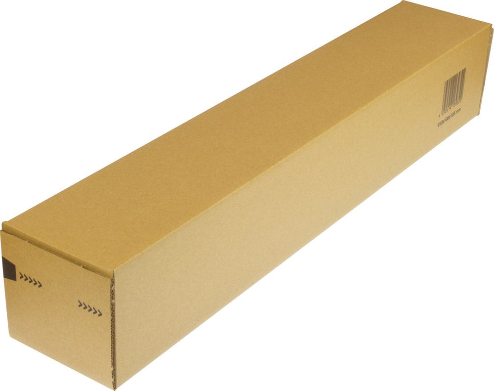 Raadhuis verzendkoker - 610x105x105mm - a1 - vierkant - bruin - 10 stuks