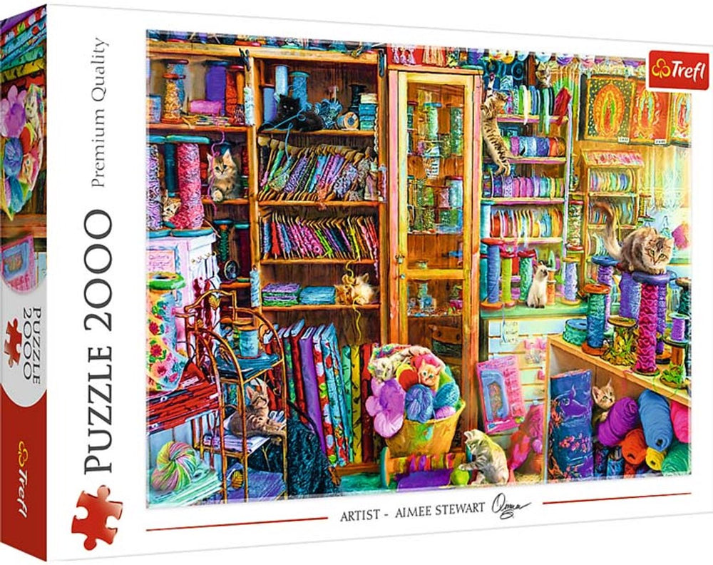 Trefl puzzel kattenparadijs 2000 stukjes premium kwaliteit.