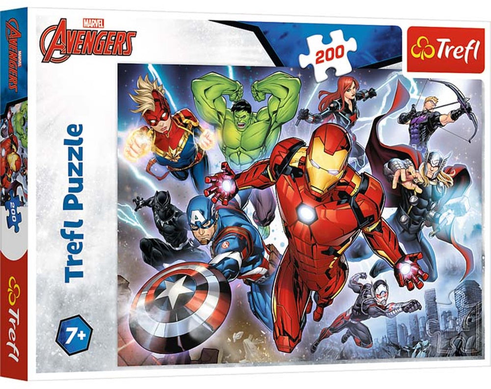 Trefl puzzel - avengers 200 stukjes marvel superhelden.