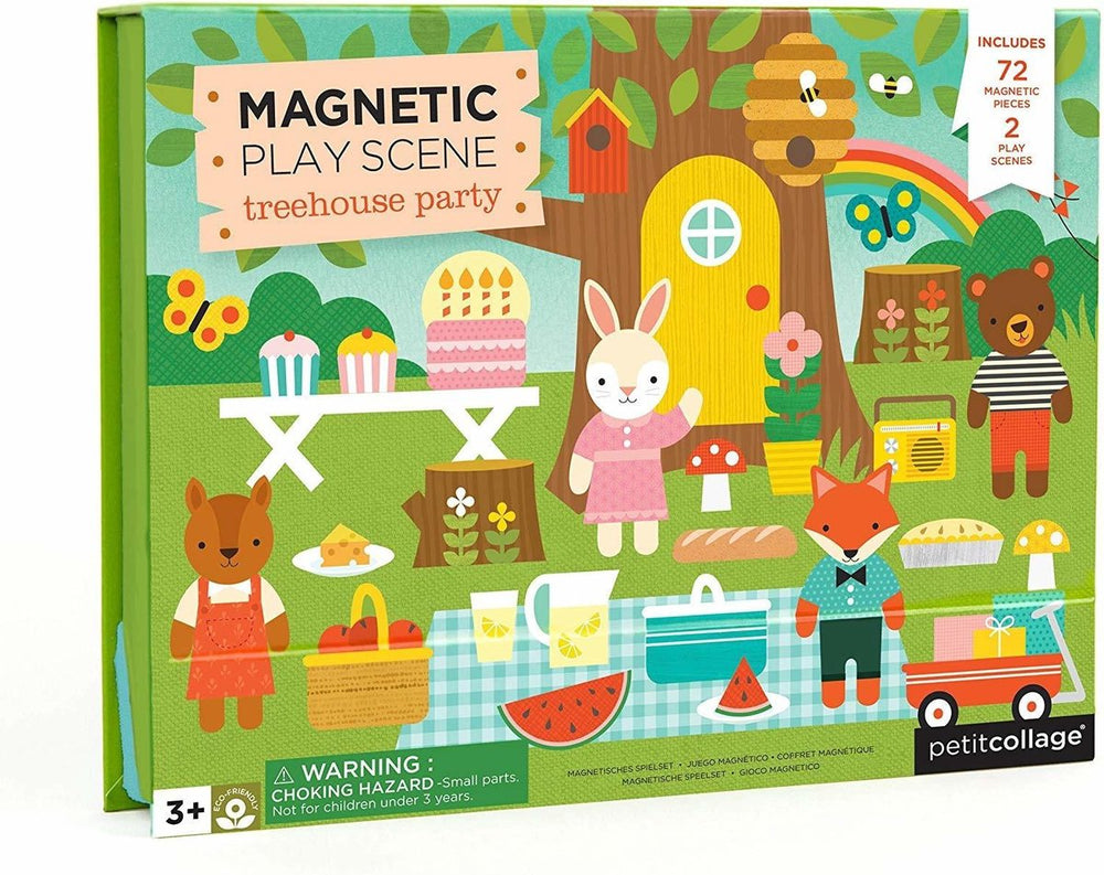 Dam petit collage magneetspel boomhut