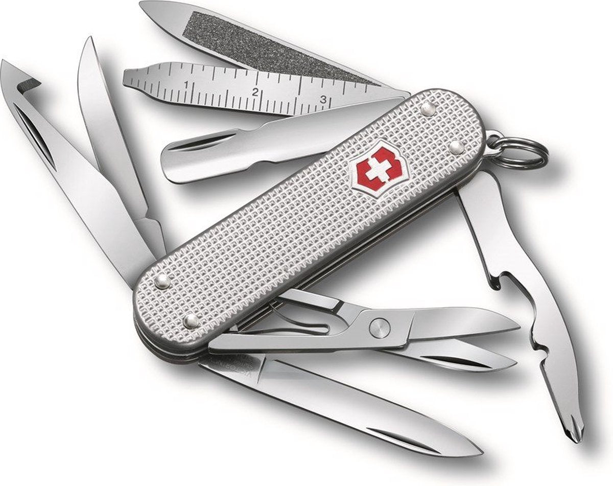 Victorinox minichamp alox zwitsers zakmes - 15 functies - zilver