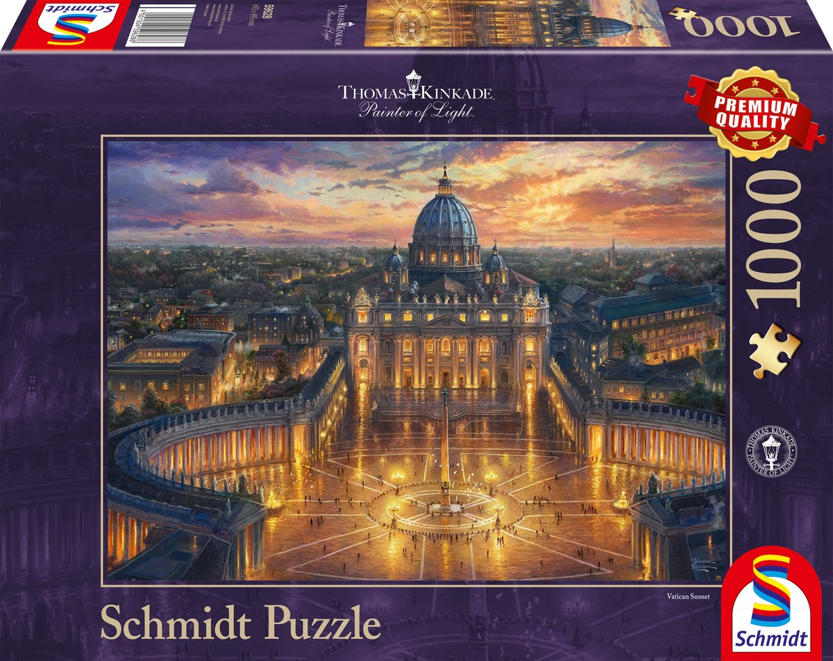 Schmidt puzzle het vaticaan, 1000 stukjes puzzel