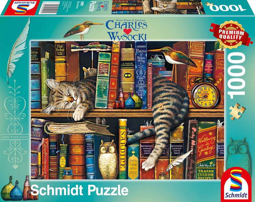 Schmidt - legpuzzel - frederick, de literator - charles wysocki - 1000 stukjes - volwassenen - vanaf 12 jaar