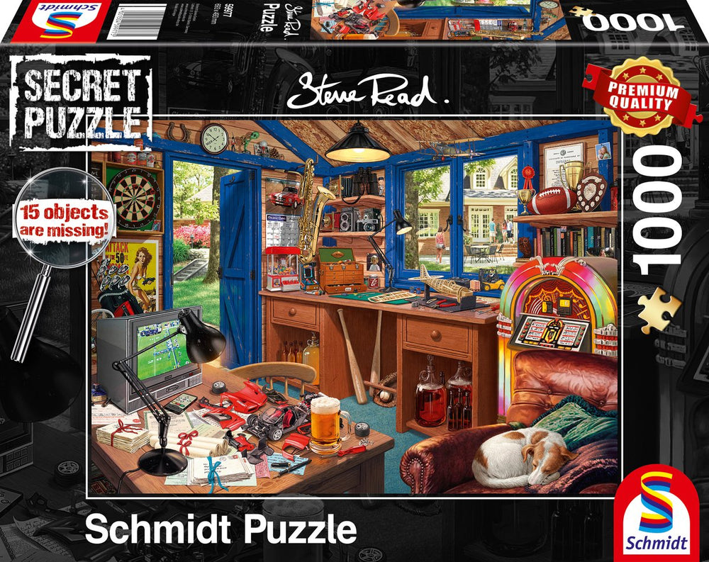 Schmidt puzzel de werkplaats - 1000 stukjes legpuzzel volwassenen.