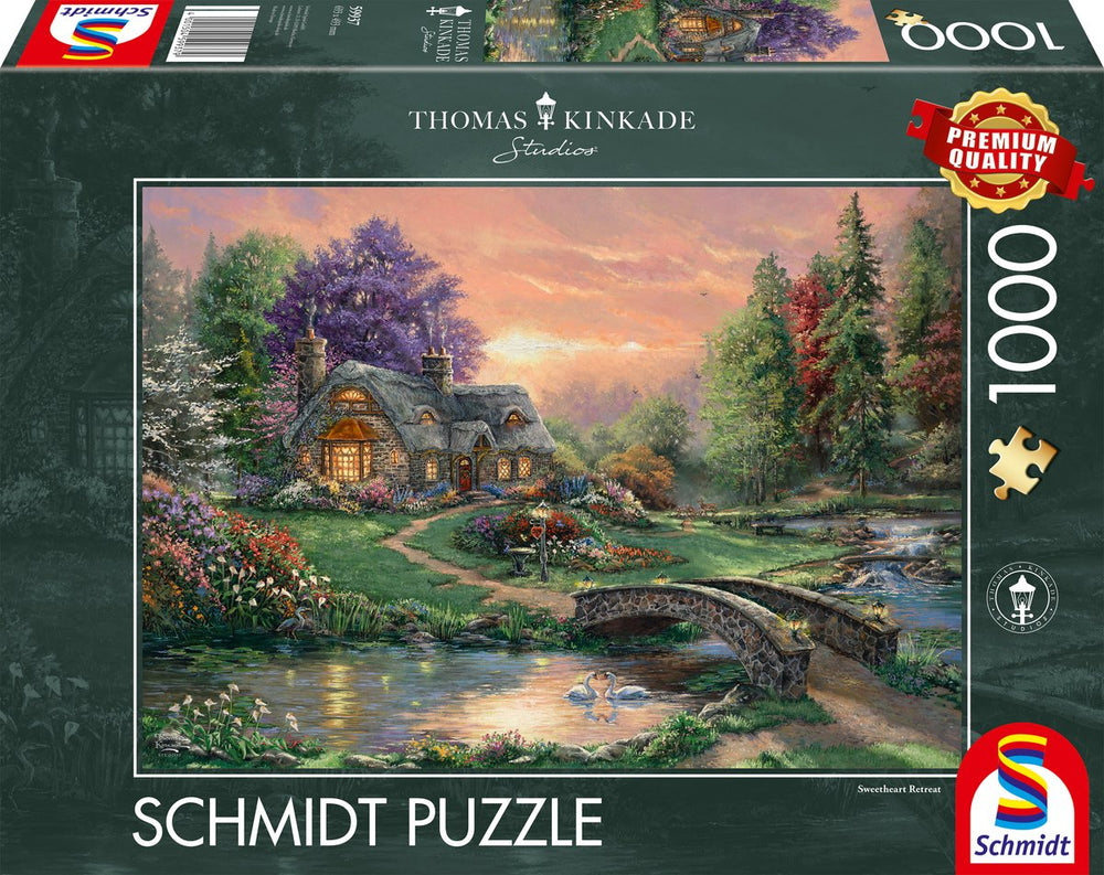 Schmidt - legpuzzel - sweetheart retreat - thomas kinkade studios - 1000 stukjes - volwassenen - vanaf 12 jaar