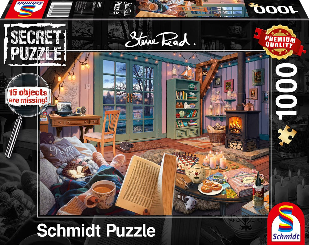Schmidt - legpuzzel - in het vakantiehuisje - steve read - 1000 stukjes - volwassenen - vanaf 12 jaar