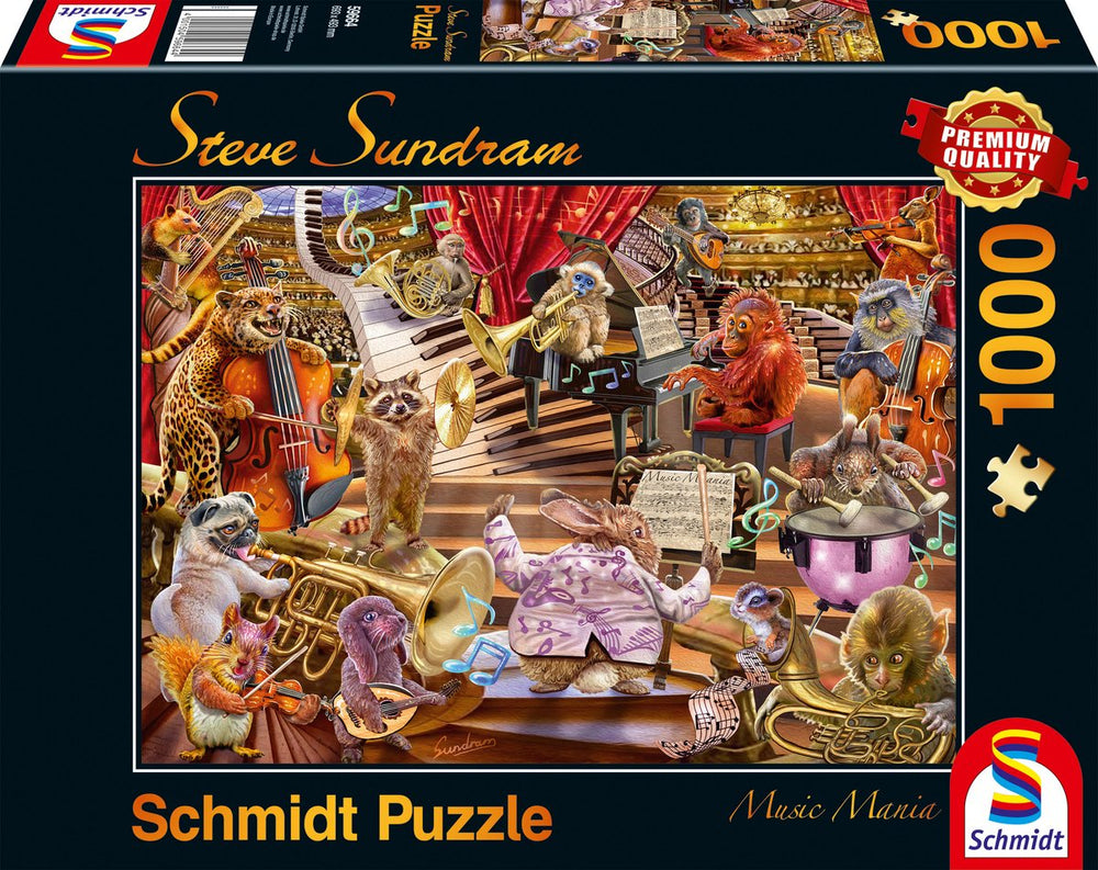 Schmidt music mania, 1000 stukjes - puzzel - 12+