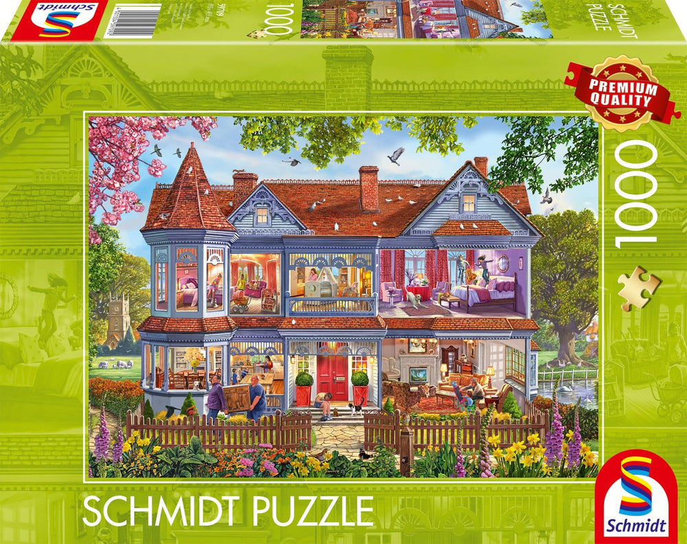 Schmidt - legpuzzel - huis in de lente - 1000 stukjes - volwassenen - vanaf 12 jaar