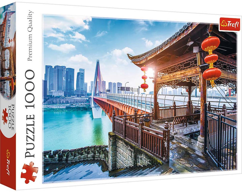 Trefl legpuzzel 1000 stukjes - chongqing china puzzel volwassenen.