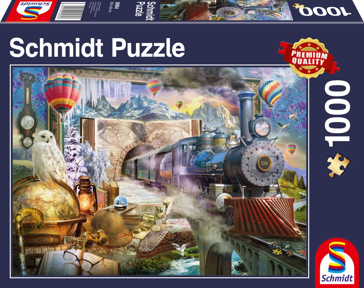 Schmidt - legpuzzel - magische reis - 1000 stukjes - volwassenen - vanaf 12 jaar